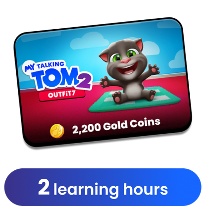 2,200 Gold Coins - My Talking Tom 2