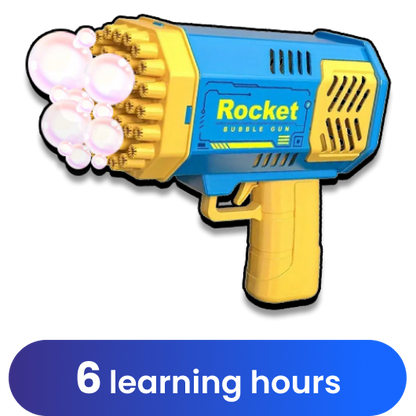 Rocket Bubble Machine