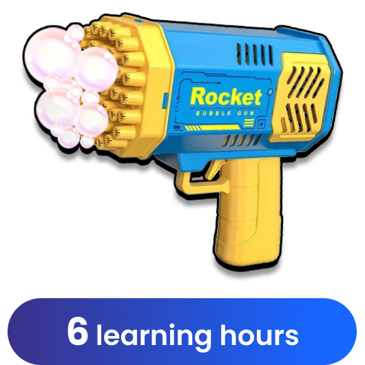 Rocket Bubble Machine