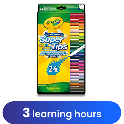 Crayola Super Tips - Felt Tip Pen [24]