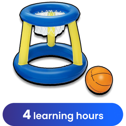 Splash N Hoop Inflatable Basketball Swimming Set